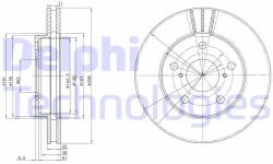 DELPHI Disc frana DELPHI BG3355 - automobilus