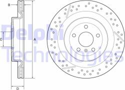 DELPHI Disc frana DELPHI BG9223C (BG9223C)