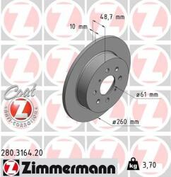 ZIMMERMANN Disc frana ZIMMERMANN COAT Z 280.3164. 20 (280.3164.20)