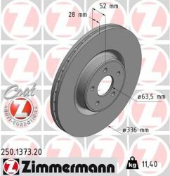 ZIMMERMANN Disc frana ZIMMERMANN COAT Z 250.1373. 20 (250.1373.20)