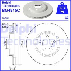 DELPHI Disc frana DELPHI BG4915C (BG4915C)