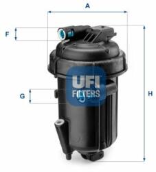 UFI filtru combustibil UFI 55.163. 00 - automobilus
