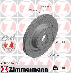 ZIMMERMANN Disc frana ZIMMERMANN COAT Z 400.5504. 20 (400.5504.20)
