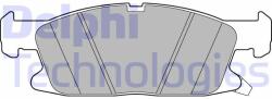 DELPHI set placute frana, frana disc DELPHI LP3241 - automobilus