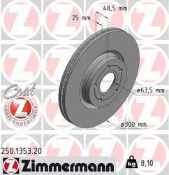 ZIMMERMANN Disc frana ZIMMERMANN COAT Z 250.1353. 20 (250.1353.20)