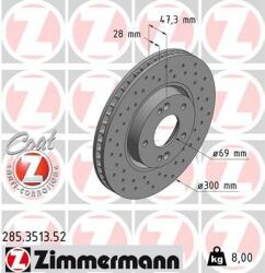 ZIMMERMANN Disc frana ZIMMERMANN 285.3513. 52