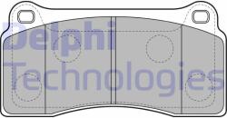 DELPHI set placute frana, frana disc DELPHI LP2113 (LP2113)