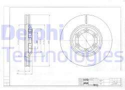 DELPHI Disc frana DELPHI BG4175 (BG4175) - automobilus