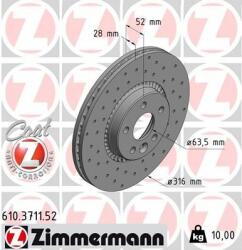 ZIMMERMANN Disc frana ZIMMERMANN SPORT Z 610.3711. 52 (610.3711.52)