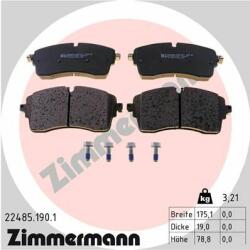 ZIMMERMANN set placute frana, frana disc ZIMMERMANN 22485.190. 1 (22485.190.1)