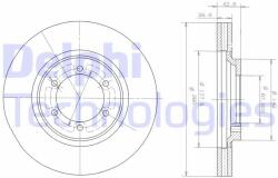 DELPHI Disc frana DELPHI BG3936 (BG3936)
