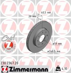 ZIMMERMANN Disc frana ZIMMERMANN COAT Z 230.2367. 20 (230.2367.20)