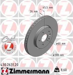 ZIMMERMANN Disc frana ZIMMERMANN COAT Z 430.2631. 20 (430.2631.20)