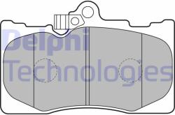 DELPHI set placute frana, frana disc DELPHI LP2122 (LP2122)
