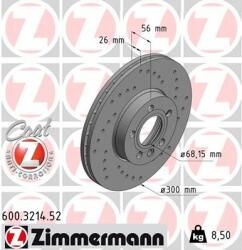 ZIMMERMANN Disc frana ZIMMERMANN SPORT Z 600.3214. 52 (600.3214.52)