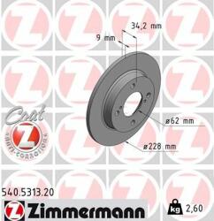 ZIMMERMANN Disc frana ZIMMERMANN COAT Z 540.5313. 20 (540.5313.20)