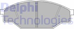 DELPHI set placute frana, frana disc DELPHI LP538
