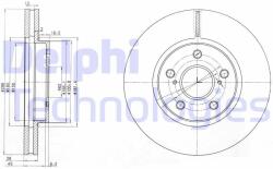 DELPHI Disc frana DELPHI BG3735 (BG3735)