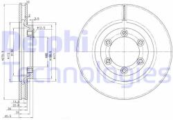 DELPHI Disc frana DELPHI BG3523 (BG3523)