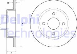 DELPHI Disc frana DELPHI BG2683 (BG2683)