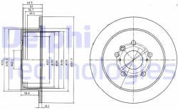 DELPHI Disc frana DELPHI BG4180 (BG4180) - automobilus