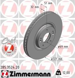 ZIMMERMANN Disc frana ZIMMERMANN 285.3524. 20