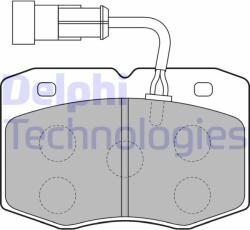 DELPHI set placute frana, frana disc DELPHI LP1776 (LP1776)