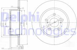 DELPHI Disc frana DELPHI BG3922 (BG3922)