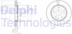 DELPHI Disc frana DELPHI BG4212 (BG4212) - automobilus