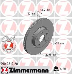 ZIMMERMANN Disc frana ZIMMERMANN COAT Z 590.2812. 20 (590.2812.20)
