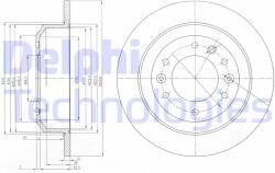DELPHI Disc frana DELPHI BG4138 (BG4138) - automobilus