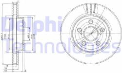 DELPHI Disc frana DELPHI BG2880 (BG2880) - automobilus