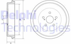 DELPHI Tambur frana DELPHI BF610 (BF610) - automobilus