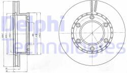 DELPHI Disc frana DELPHI BG4297 (BG4297)