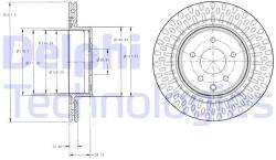 DELPHI Disc frana DELPHI BG4307