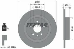 TEXTAR Disc frana TEXTAR 92275203 - automobilus - 305,27 RON