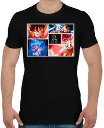 printfashion GOKU forever - Férfi póló - Fekete (12228116)