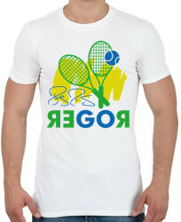 printfashion Go Roger - Férfi póló - Fehér (12412764)