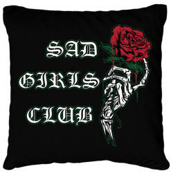 printfashion Sad Girls Club - Párnahuzat, Díszpárnahuzat - Fekete (12419652)