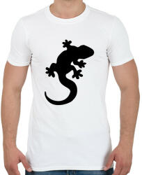 printfashion Gekkó sziluett - Férfi póló - Fehér (12221227)