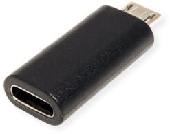 Roline Адаптер Roline 12.99. 3192, от USB Micro B(м) към USB Type-C(ж), черен (12.99.3192)