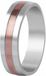 Beneto Exclusive Beneto Bicolor esküvői gyűrű acélból SPP10 67 mm