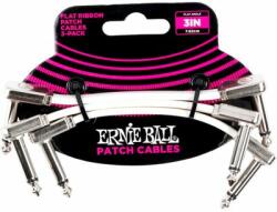 Ernie Ball 6384 Flat Ribbon 7, 5 cm fehér patchkábel szett - hangszerplaza