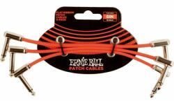 Ernie Ball 6403 Flat Ribbon 30 cm narancs patchkábel szett - hangszerplaza