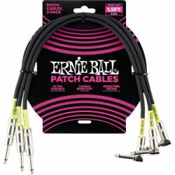 Ernie Ball 6076 46 cm fekete patchkábel