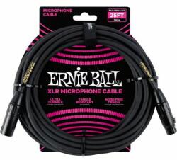 Ernie Ball 6073 fekete 7, 5 m mikrofonkábel