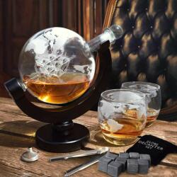 Set decantor glob whisky si cuburi pentru racire (MH-04520)