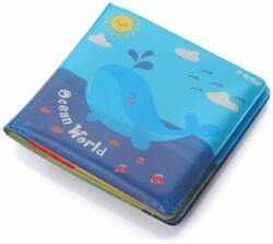 REER Carticica de baie plutitoare, 8 pagini colorate care isi schimba culoarea in contact cu apa, MyHappyBath Book, Reer 76012 Children SafetyCare