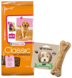 Versele-Laga Versele Laga Classic Bárány és rizs 20 kg + Csont strucccsonttal L