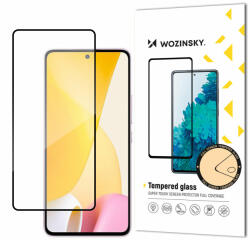 Wozinsky edzett védőüveg a Xiaomi Mi 12 Lite telefonhoz - Fekete